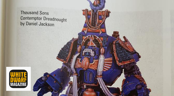 Thousand Sons Dreadnought in White Dwarf