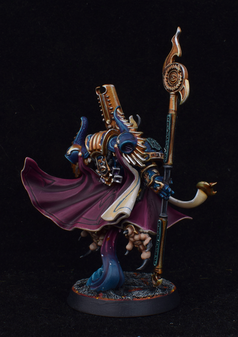Thousand  Sons Exalted Sorcerer (floating this  time…) — painted miniature photo 5