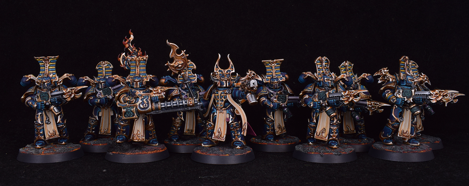 Thousand Sons Rubricae – With Flamers — painted miniature photo 1