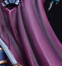 Magenta Cloak, painted