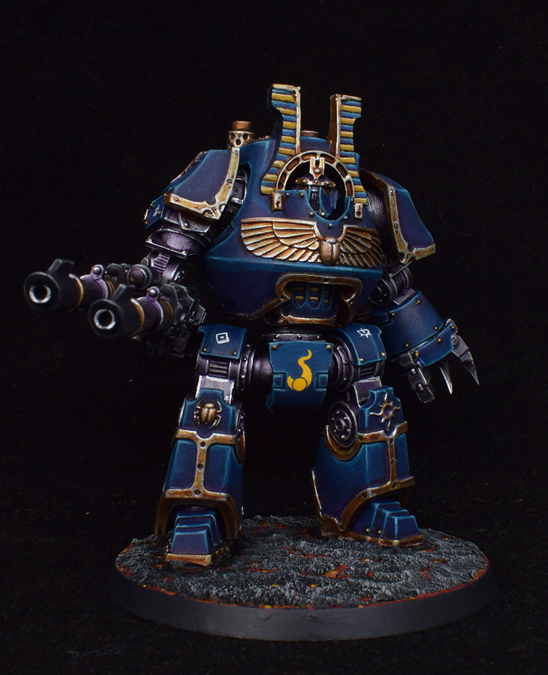 Thousand  Sons  Helbrute (Contemptor Dreadnought) — painted miniature photo 2