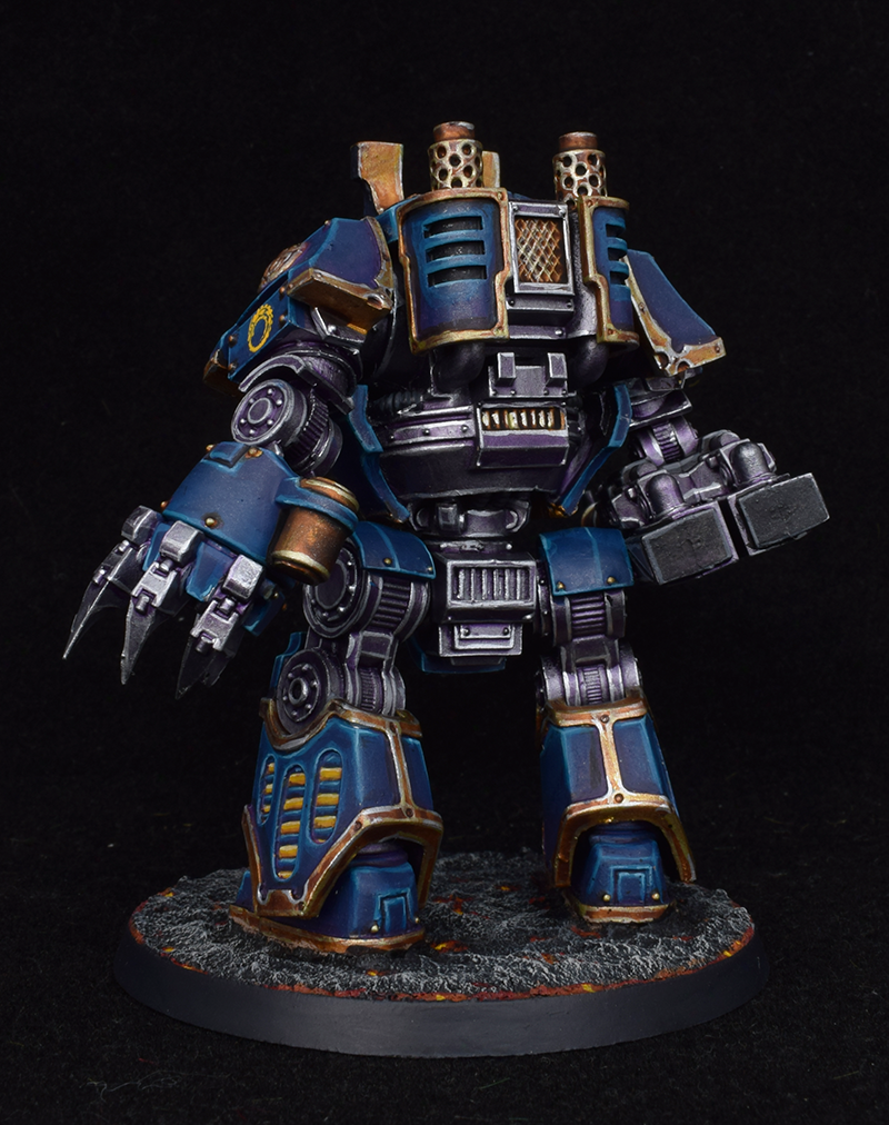 Thousand  Sons  Helbrute (Contemptor Dreadnought) — painted miniature photo 4